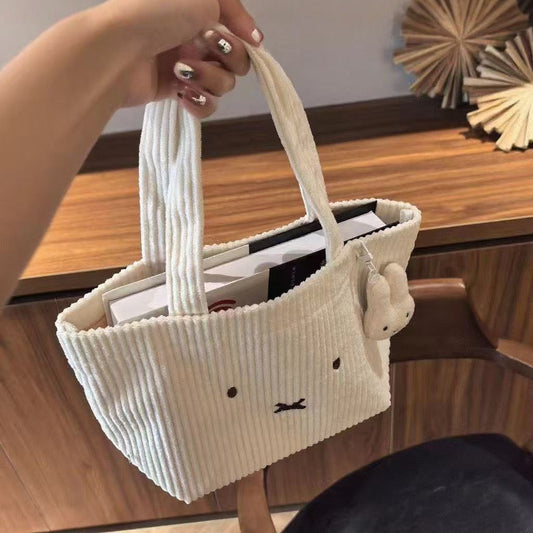 Bolsa Miffy em Veludo Cotelê