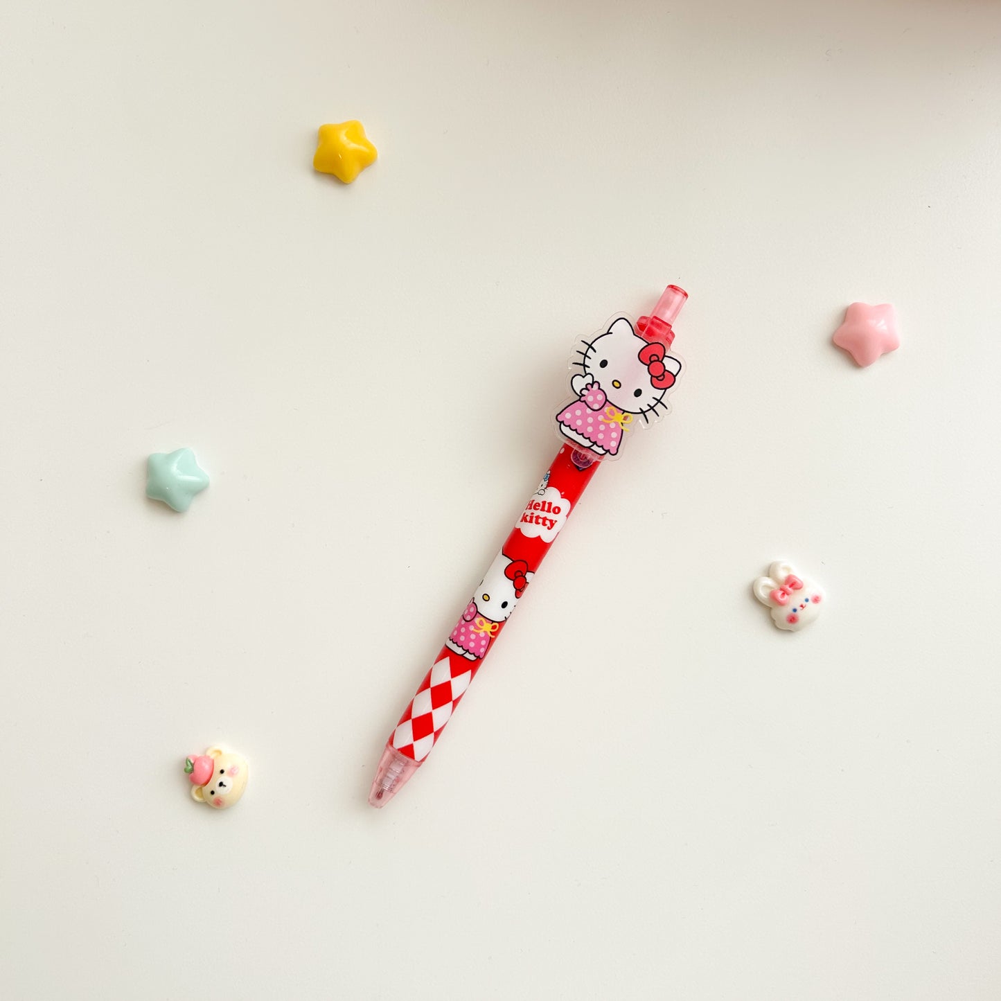 Caneta Retrátil Hello Kitty Kawaii 0.5mm