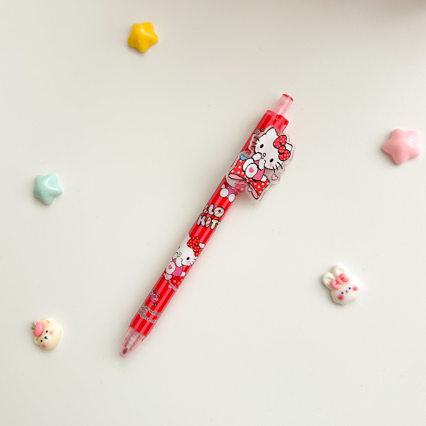 Caneta Retrátil Hello Kitty Kawaii 0.5mm