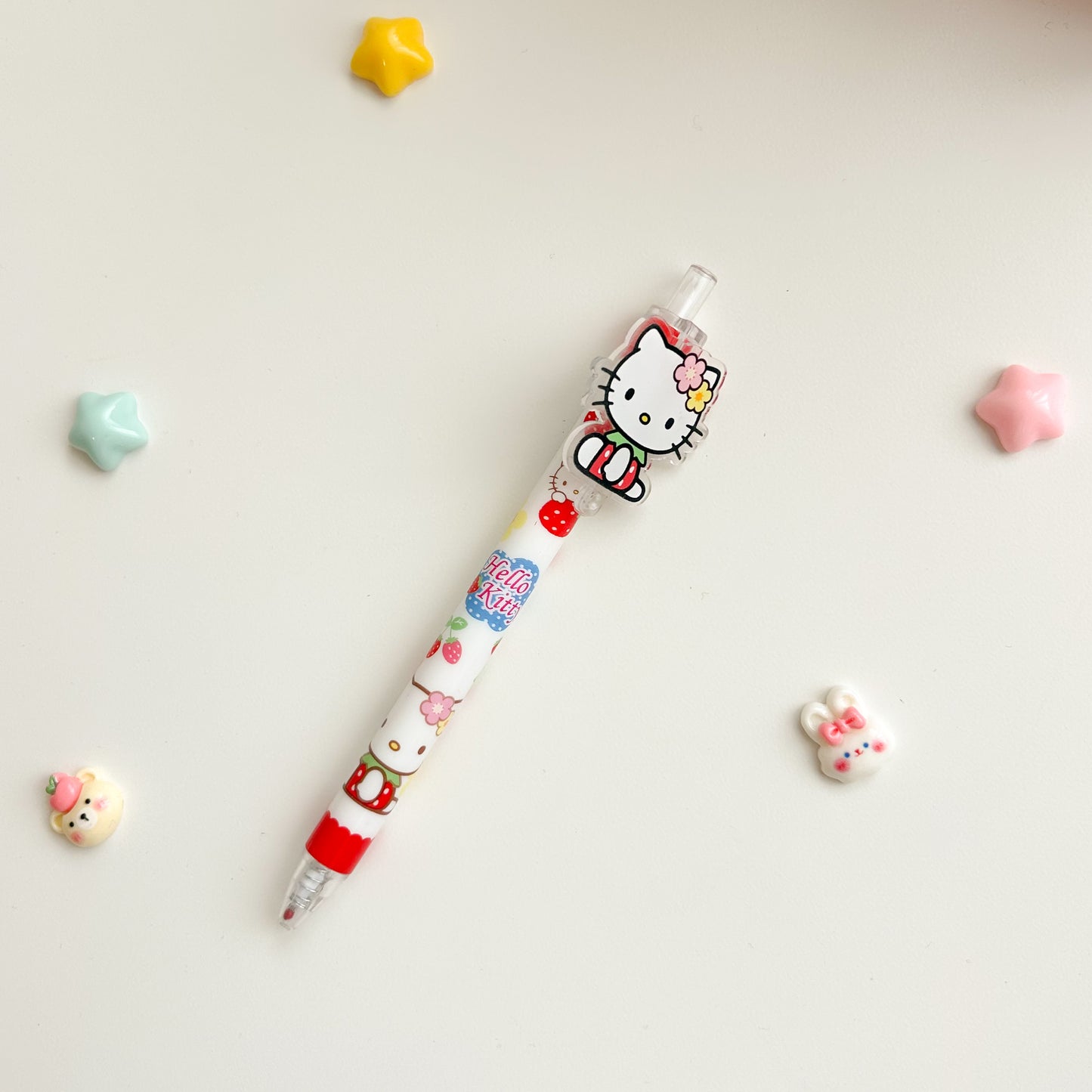 Caneta Retrátil Hello Kitty Kawaii 0.5mm